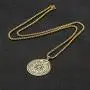 VASSAGO Gold Talisman Key of Solomon Seal Pendant Necklace Hermetic Enochian Kabbalah Pagan Wiccan Jewelry Amulet Necklaces Chain for Men and Women VASSAGO Gold Talisman Key of Solomon Seal Pendant Necklace Hermetic Enochian Kabbalah Pagan Wiccan Jewelry Amulet Necklaces Chain for Men and Women