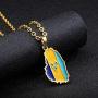 Gold Color ST. Vincent Map Pendant Necklaces Stainless Steel Chains Saint Vincent Maps Lesser Antille Jewelry Gifts