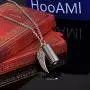 HooAMI Angel Wing Charm & Cylinder Memorial Urn Necklace Stainless Steel Cremation Jewelry HooAMI Angel Wing Charm & Cylinder Memorial Urn Necklace Stainless Steel Cremation Jewelry