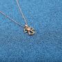 WUSUANED Guardian Angel Pendant Necklace Zircon Heart Jewelry for Women Girls