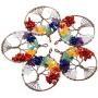 SUNYIK Tumbled Gemstone Tree of Life Pendant Necklace for Women Men