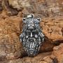 GuoShuang Nordic Viking Amulet Odin Amulet Stainless Steel Necklace with Valknut Rune Gift Bag