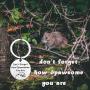 MAOFAED Funny Opossum Lover Gift Don’t Forget How Opasome You are Inspirational Gift Opossum Jewelry Gift for Best Friend