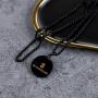 Winssi Black Mamba Pendant Necklace Basketball Star Memorial Souvenir Necklace Snake Necklace