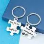 HN HNHB My Missing Piece Fit Me Perfectly Couple Keychain Girlfriend Gift Valentine Jewelry Gifts (Missing Piece KE) …