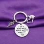 PENQI Nurse Mom Gift Jewelry I Am a Mom and A Nurse Nothing Scares Me Nursing Keychain Nurse Mom Gifts from Son Daughter