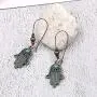 BELUCKIN Antique Green Bronze Fatima Hamsa Hand Drop Dangle Earrings Women Bohemian Vintage Statement Earrings Jewelry BELUCKIN Antique Green Bronze Fatima Hamsa Hand Drop Dangle Earrings Women Bohemian Vintage Statement Earrings Jewelry