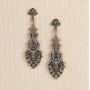 Coucoland 1920s Flapper Earrings Roaring 20s Great Gatsby Rhinestone Earrings