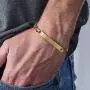 MyNameNecklace Personalized Signature ID Men Bracelet-Sterling Silver 925 /Gold Plated Custom Engraved Father Day Jewelry Gift for Him