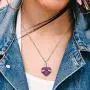 XIUDA Birthstone Crystal Urn Necklace Heart Memorial Keepsake Pendant Ash Holder Cremation Jewelry for Ashes XIUDA Birthstone Crystal Urn Necklace Heart Memorial Keepsake Pendant Ash Holder Cremation Jewelry for Ashes
