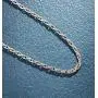 FANCIME White Gold Plated Solid 925 Sterling Silver 3MM Cuban Curb Link Rope Chain Necklace for Men Boys, 20'' FANCIME White Gold Plated Solid 925 Sterling Silver 3MM Cuban Curb Link Rope Chain Necklace for Men Boys, 20''