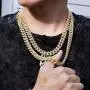 KRKC&CO 12mm Mens Iced Cuban Link Chain, 18k/White Gold Chain for Men, Cuban Link Necklace, Cuban Choker, Hip Hop Jewelry, Prong-Setting 5A CZ Stones, Urban Street-wear, Everlasting Shine KRKC&CO 12mm Mens Iced Cuban Link Chain, 18k/White Gold Chain for Men, Cuban Link Necklace, Cuban Choker, Hip Hop Jewelry, Prong-Setting 5A CZ Stones, Urban Street-wear, Everlasting Shine