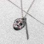 KEYCHIN Jason Voorhees Machete Necklace Movie Fans Gift Thriller 80s Horror Jewellery Halloween Gift