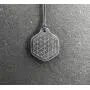 Wallystone Gems Shungite Pendants Sacred Geometry Engraving