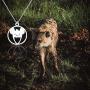 ENSIANTH Hyena Gift Hyena Lover Gift Hyena Necklace Hyena Jewelry for Her Animal Lover Gift