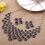 LOYALLOOK Fashion Jewerly Set Women Nescklace Statement Necklace Earrings Jewerly