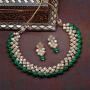 Aheli Stylish Bollywood Wedding Party Wear Necklace Earring Set Indian Ethnic Traditional Jewelry for Women