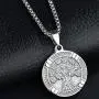 Jude Jewelers Vintage Stainless Steel Tree of Life Wedding Party Anniversary School Pendant Necklace Jude Jewelers Vintage Stainless Steel Tree of Life Wedding Party Anniversary School Pendant Necklace