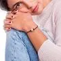 Cultured Freshwater Single Pearl Bracelet Handmade Genuine Leather Wrap Bracelet with Charm Jewelry 7.8
