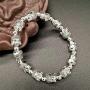 MANRUO Feng Shui Tibetan Silver Bead Bracelet Buddha Power Bracelets Attract Wealth and Good Luck Jewelry