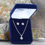 Montana Silversmiths Simply Brilliant Flower Jewelry Set