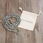 Prayer Yoga Jewelry Lotus Seed Charm Wrist Bracelet Mala Beads 108 Rosary Necklace Meaningful Handmade Gifts