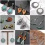 Boho Earrings for Women Girls, Funtopia Boho Jewelry Earrings Set Retro Statement Vintage Fine Earrings