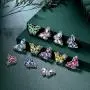 Hipunk 925 Sterling Silver Birthstone Butterfly Jewelry Women Crystal Animal Cute Butterflies Birthday Necklace/Earring/Ring/Bracelet Sets Birth Stone Statement Anniversary Jewellery Hipunk 925 Sterling Silver Birthstone Butterfly Jewelry Women Crystal Animal Cute Butterflies Birthday Necklace/Earring/Ring/Bracelet Sets Birth Stone Statement Anniversary Jewellery