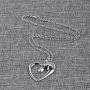 Heart Pendant Necklace by Luvalti - Horse Heart Jewelry - Family and Friends Jewelry Gift