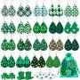 22 Pairs St. Patricks Day Faux Leather Earrings Irish Shamrock Dangle Drop Earrings Lightweight Teardrop Earrings for Women And Girls 22 Pairs St. Patricks Day Faux Leather Earrings Irish Shamrock Dangle Drop Earrings Lightweight Teardrop Earrings for Women And Girls