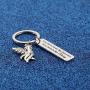 WUSUANED Inspirational Keychain You Have Seen My Descent Now Watch My Rising Phoenix Bird Jewelry