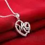 Gifts for Mom Mother Necklace Pendant Sterling Silver for Women Love Heart Mom Birthday Gifts Gifts for Mom Mother Necklace Pendant Sterling Silver for Women Love Heart Mom Birthday Gifts