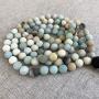 Aspen & Eve 108 Bead Malas - Mala Necklace & Bracelet with Tassel - 8mm Stone Beads - Strand 108 Beads Necklace for Mindfulness & Yoga