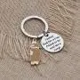 AKTAP Welsh Corgi Dog Keychain Corgi Jewelry I Asked God for A True Friend So He Sent Me A Corgi Gift for Dog Lovers