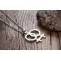 Gay & Lesbian Symbol LGBT Pride Pendant Necklace for Couples Stainless Steel Homosexuality Jewelry Gay & Lesbian Symbol LGBT Pride Pendant Necklace for Couples Stainless Steel Homosexuality Jewelry