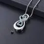 Casket Etcetera Love You Infinity Cremation Urn Necklace Jewelry for Women Casket Etcetera Love You Infinity Cremation Urn Necklace Jewelry for Women