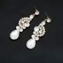 CSY Elegant Crystal Necklace Earrings Bracelet Ring Bridal Wedding Party Costume Jewelry Sets for Brides Women CSY Elegant Crystal Necklace Earrings Bracelet Ring Bridal Wedding Party Costume Jewelry Sets for Brides Women
