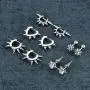 Aroncent 10 PCS Stainless Steel Men Women Ear Stud Earring Huggies Piercing Spike Rivet Cone Taper Silver Aroncent 10 PCS Stainless Steel Men Women Ear Stud Earring Huggies Piercing Spike Rivet Cone Taper Silver