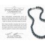 THE PEARL SOURCE 14K Gold 6-6.5mm Round Black Akoya Cultured Pearl Necklace, Bracelet & Earrings Set in 18'' Princess Length for Women