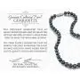 THE PEARL SOURCE 14K Gold 6-6.5mm Round Black Japanese Akoya Saltwater Cultured Pearl Bracelet for Women