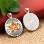LUOR Trade Co.,Ltd Silver Tetragrammaton Necklace, Name of God Blessing Pendant, Wicca Pentagram Jewelry, Pentacle Sweater Necklace, Jacket Accessories LUOR Trade Co.,Ltd Silver Tetragrammaton Necklace, Name of God Blessing Pendant, Wicca Pentagram Jewelry, Pentacle Sweater Necklace, Jacket Accessories