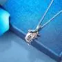 KesaPlan 14K Rose Gold Flower Dolphin Pendant Necklace for Women Dolphin Pendant Necklace Crystals from Swarovski, Valentines day Anniversary Jewelry KesaPlan 14K Rose Gold Flower Dolphin Pendant Necklace for Women Dolphin Pendant Necklace Crystals from Swarovski, Valentines day Anniversary Jewelry