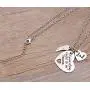 Memorial Necklace A Piece of My Heart is in Heaven Memorial Dad Mom Necklace Loss of Father Gift