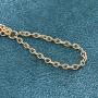 Olbye Gold Finger Ring Bracelet Layering Chain Slave Bracelet Hand Chain Personalize Everyday Jewelry for Women and Teen Girls