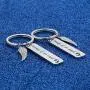 WUSUANED Baby Memorial Keychain Mommy/Daddy of an Angel Miscarriage Jewelry Loss of Child Gift