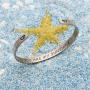 lauhonmin Bangle Bracelets for Women Inspirational Gifts for Women Girls Men Motivational Cuff Bangle You are My Sunshine Family Birthday Gifts Jewelry