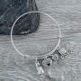 Cat Bracelet, Cat Jewelry, Kitty Cat Charm Bracelet, Paw Bracelet- Pet Jewelry- Cat Lover Gifts