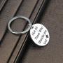 Ribukat Inspirational Keychain Not All Those Who Wander are Lost Cute Wanderlust Gift Travelling Jewelry Gift for Wanderlust Hiker Backpacker