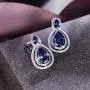 BriLove Womens Wedding Bridal Cubic Zirconia Teardrop Hollow Infinity Figure 8 Clip-On Dangle Earrings BriLove Womens Wedding Bridal Cubic Zirconia Teardrop Hollow Infinity Figure 8 Clip-On Dangle Earrings