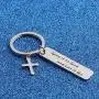 WUSUANED Religious Gift Give It to God and Let It Go Christian Cross Charm Keychain Bible Jewelry Inspirational Gift WUSUANED Religious Gift Give It to God and Let It Go Christian Cross Charm Keychain Bible Jewelry Inspirational Gift